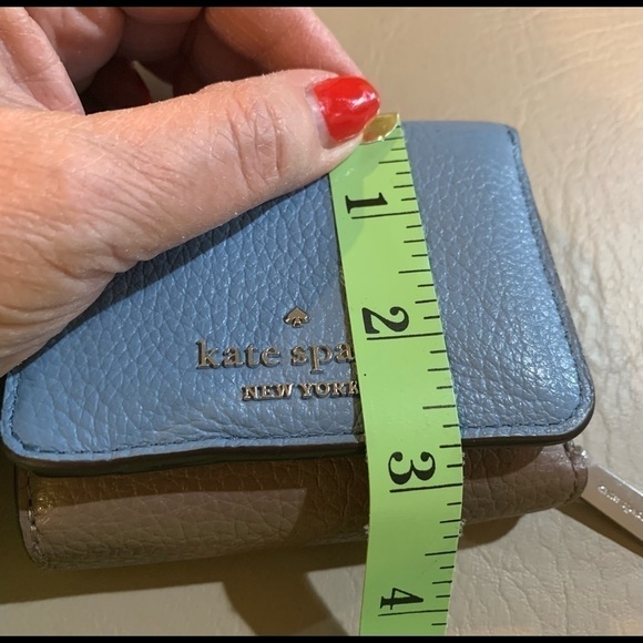 Kate spade matching color block brown/blue Baltic Sea crossbody&wallet.‌‌‌‌‌‌‌‌‍ - Picture 16 of 16